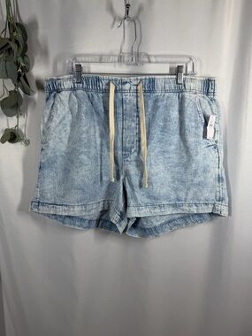 NWT GAP | Easy Denim Shorts 100% Cotton High Waisted Blue Women's Size XL